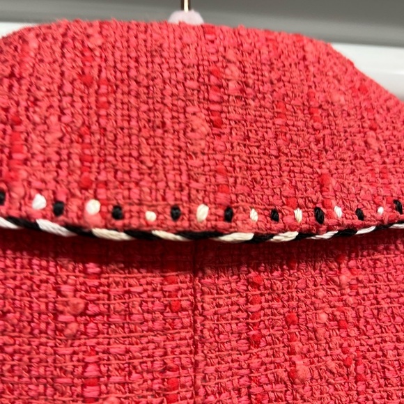 Ellen Tracy Coral Tweed Blazer - Picture 8 of 9